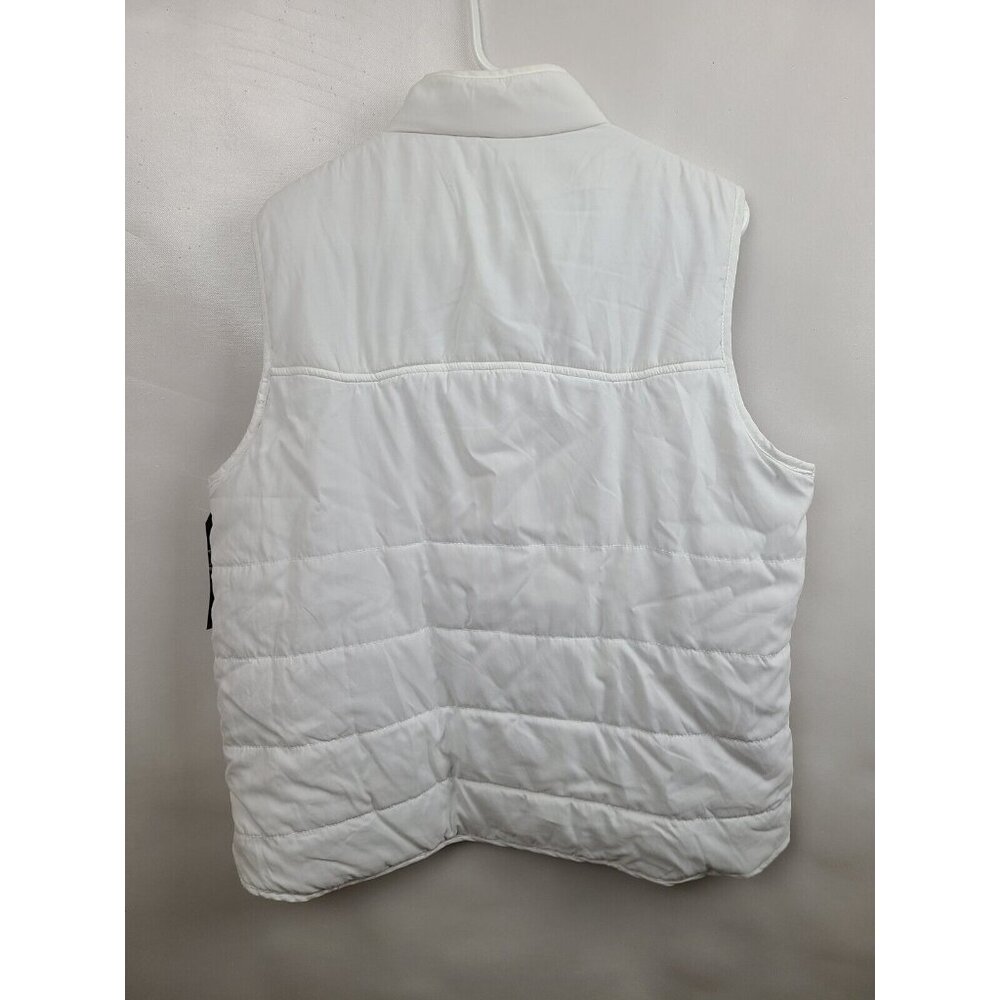 Supplies by Unionbay Womens Puffer Vest Size XL White Quilted Zip Front Outdoor - Picture 6 of 7